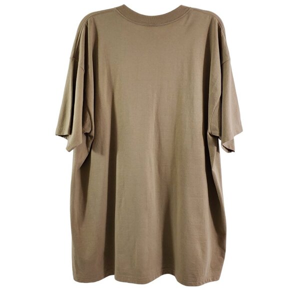 WORK IS FOR PEOPLE WHO DON’T KNOW HOW TO FISH Men's Crew Neck  T-shirt - 2XL - Picture 8 of 12